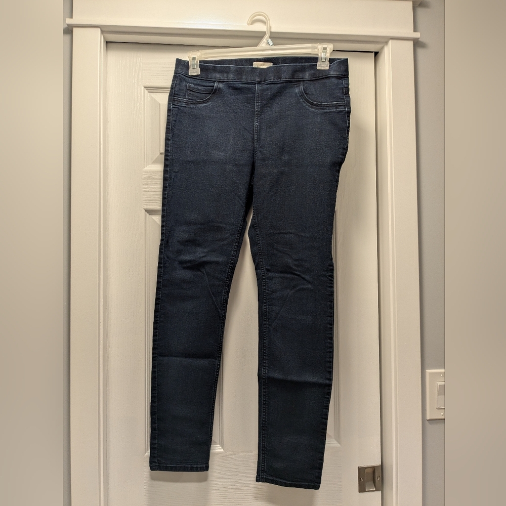H&M blue denim jeggings size 14